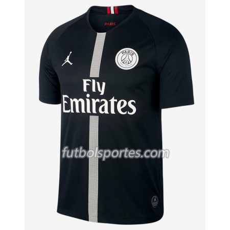 Camisetas Paris Saint Germain Jordan Negro Tercera Equipacion 2018/2019